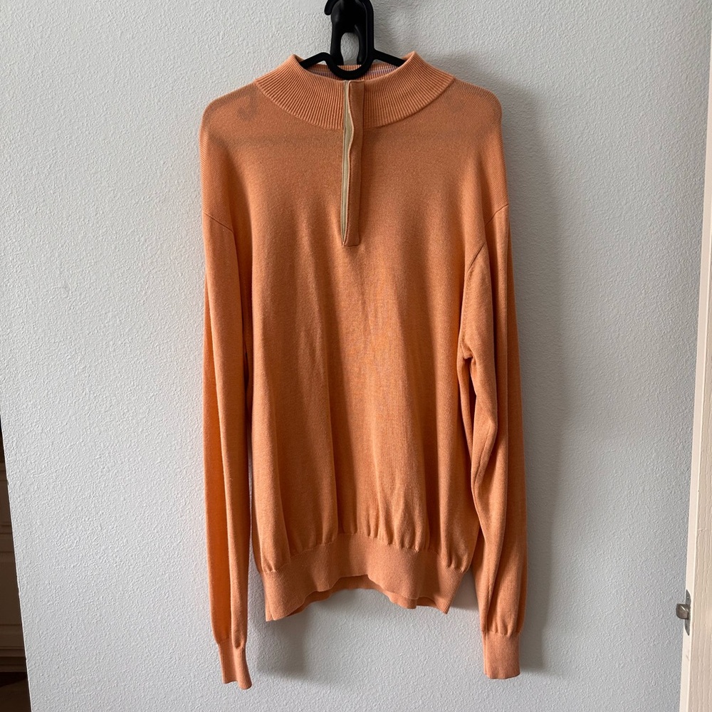 Peter Millar Peach Knit Sweater